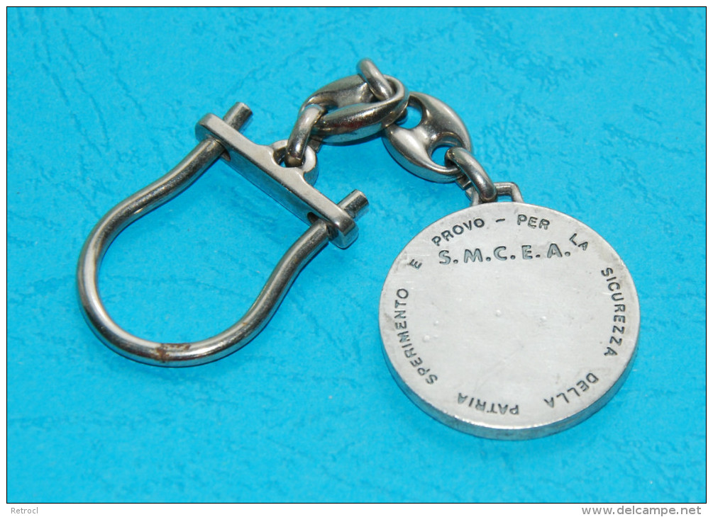 Key-rings Direzione Genio Militare (S.M.C.E.A.) 1888-1988 - 3,1 Cm. Diameter - Italie