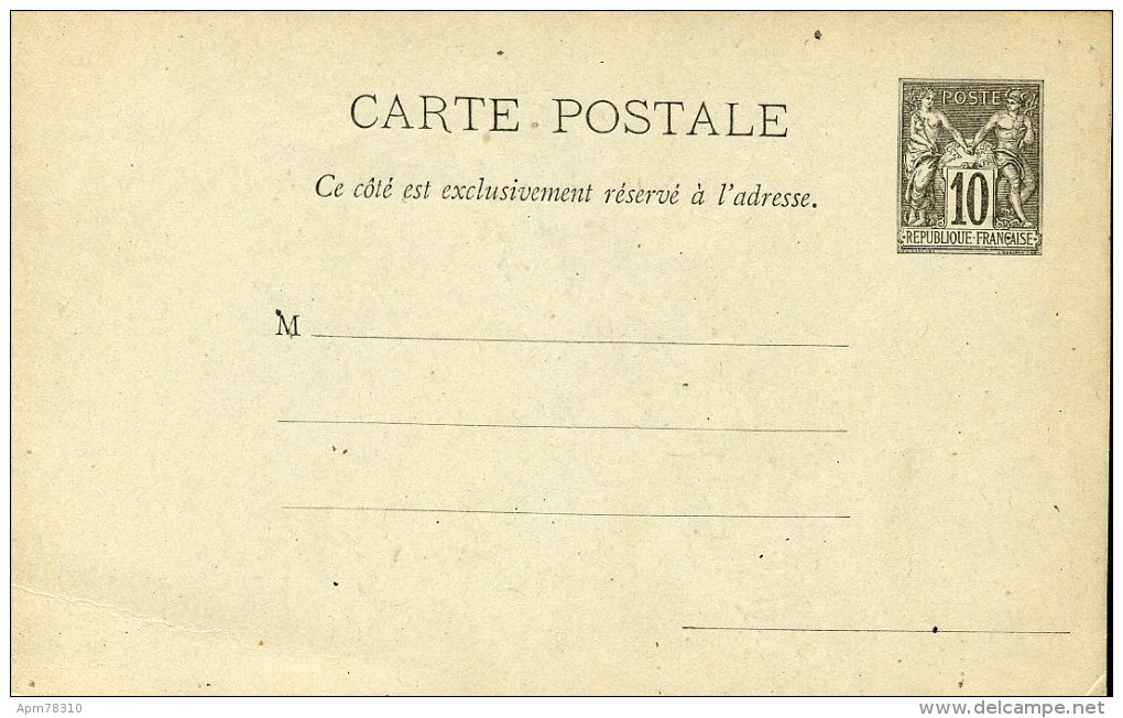 FRANCE Y&T Entier - Carte-postale - Sage 89-CP4 ** - Standard Postcards & Stamped On Demand (before 1995)