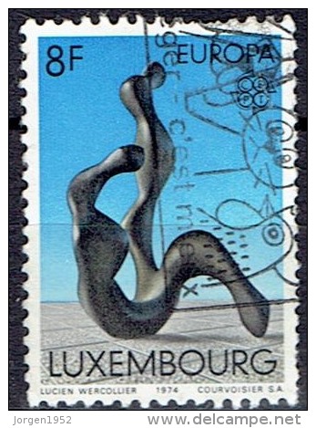 LUXEMBOURG # STAMPS FROM YEAR 1974 STANLEY GIBBONS 927 - Oblitérés