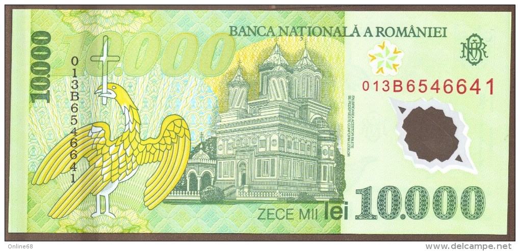 ROMANIA 10.000 LEI 2000 SERIE 013B POLYMER  UNC - Roumanie