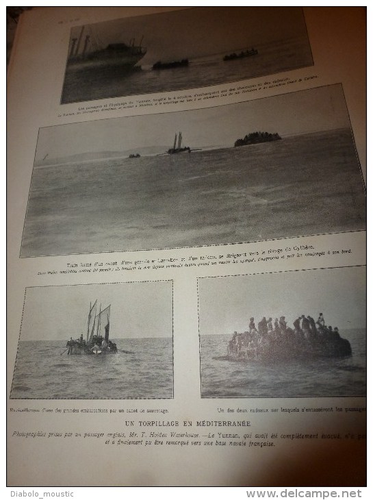 1915 SERBIE;Radjek,Stoumitza;Kamendol;ATHENES;Exploit des marins du NORD-CAPER ;Cuisine roulante;TSF; Yunnan torpillé