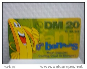 Prepaidcard  Germany Go Bananas 20 DM - Cellulari, Carte Prepagate E Ricariche