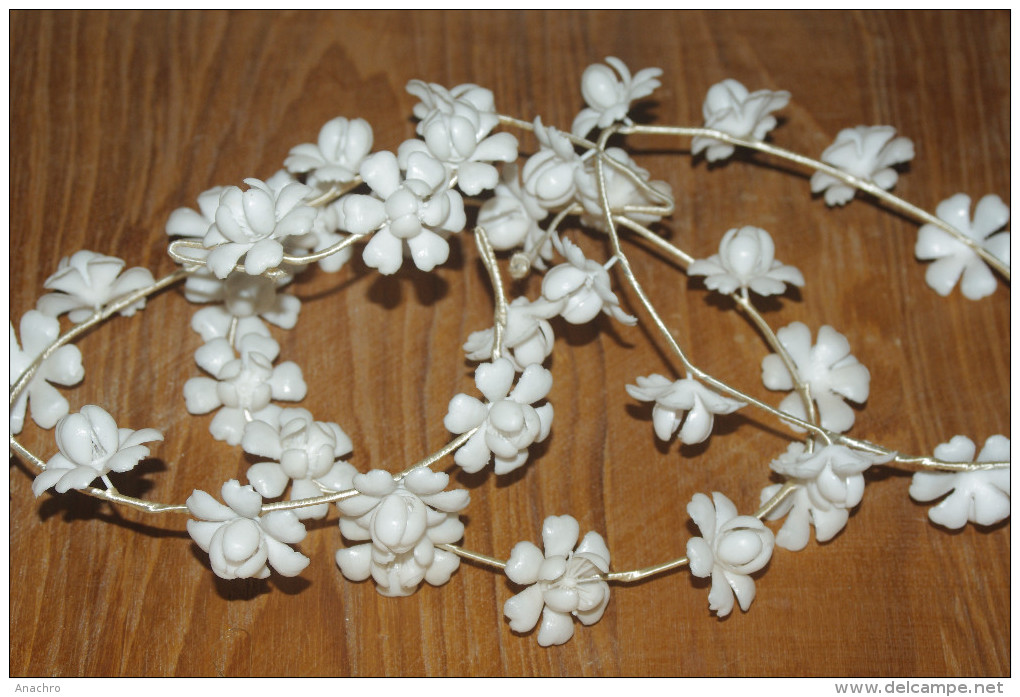 COURONNES De FLEURS BLANCHES Demoiselles D' Honneur MARIAGE - Wedding