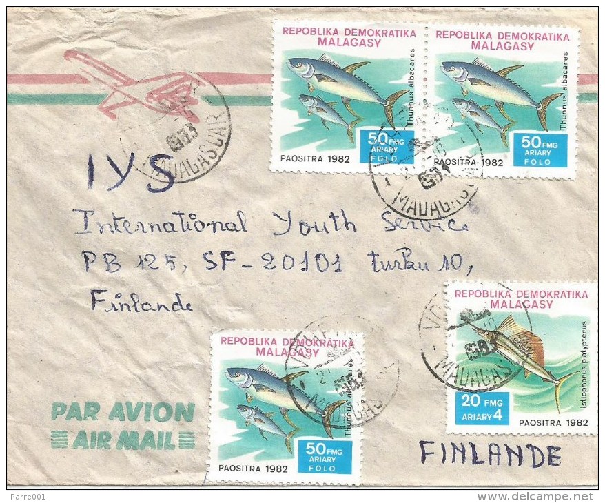 Madagascar 1983 Vohpinar Tuna Swordfish Cover - Madagascar (1960-...)