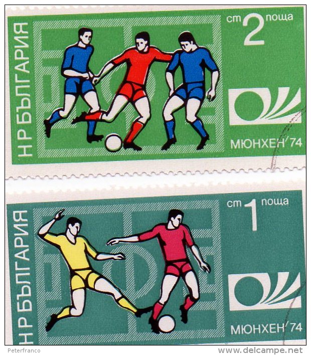 L - 1974 Bulgaria  - Campionati Mondiali Germania 74 - 1974 – Allemagne Fédérale