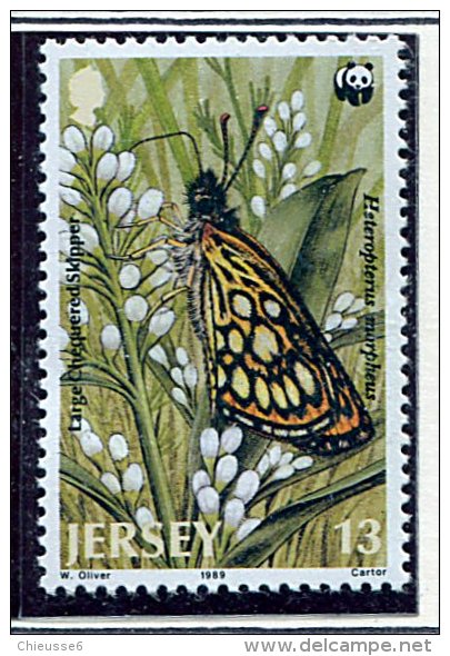 (cl 32 - P18) Jersey ** N° 470 - Papillons - - Jersey