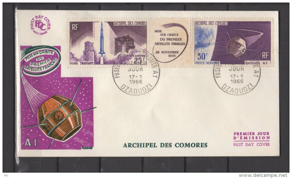 Comores  - PA N°  16 A Oblitéré ° FDC - Luftpost