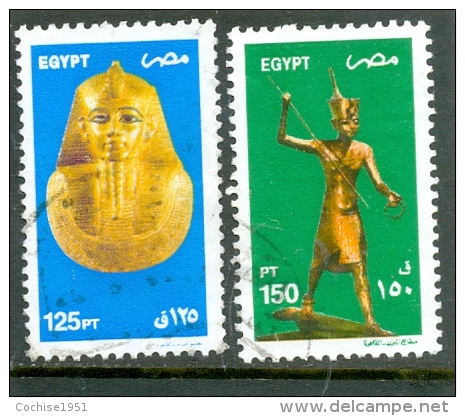 2002 EGYPTE N° 1733 1734 ( O ) 125pt Et 150pt - Usati