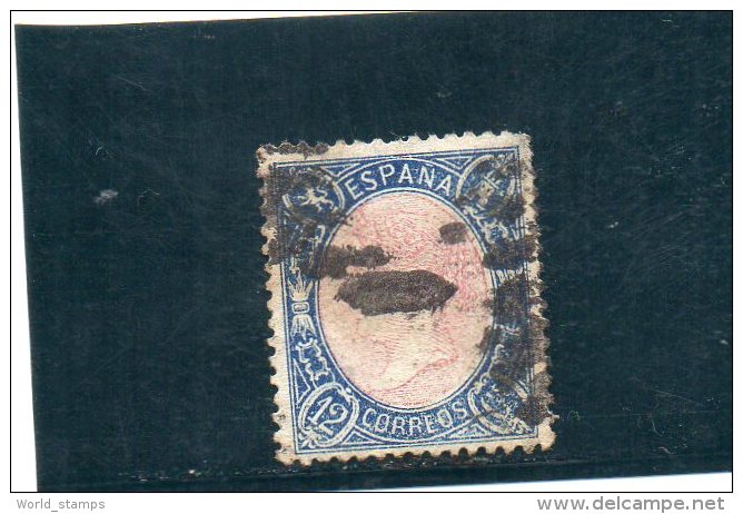 ESPAGNE 1865 O PETITE MINCE-THIN - Used Stamps