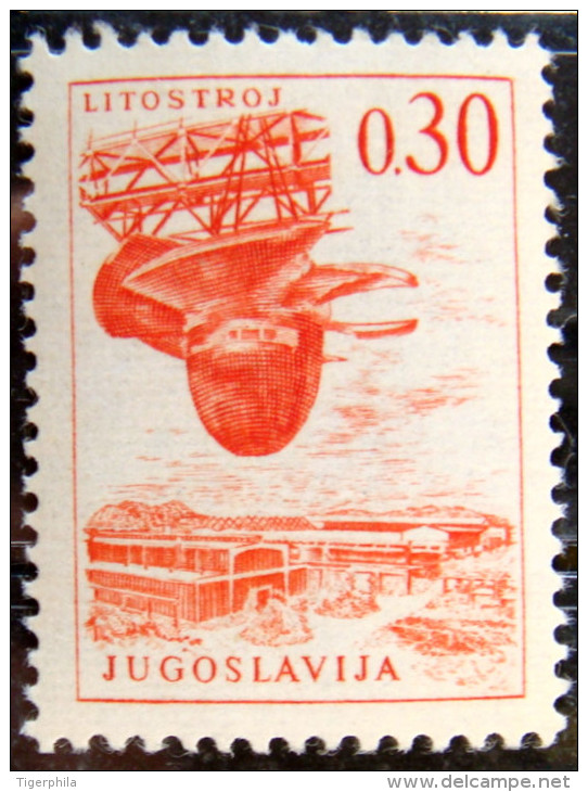YUGOSLAVIA 1961 30d Litostroy Turbine Factory MNH - Ungebraucht