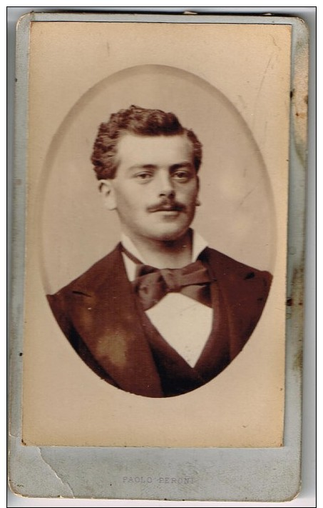 CDV - Paolo PERONI à Paris - Portrait D´un Homme (2scans) - Antiche (ante 1900)