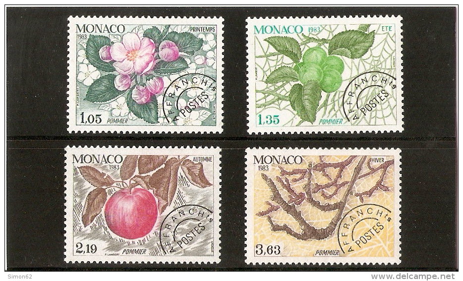 MONACO  PREOBLITERES   N° 78/81   NEUFS ** MNH  DE1983 - Preobliterati