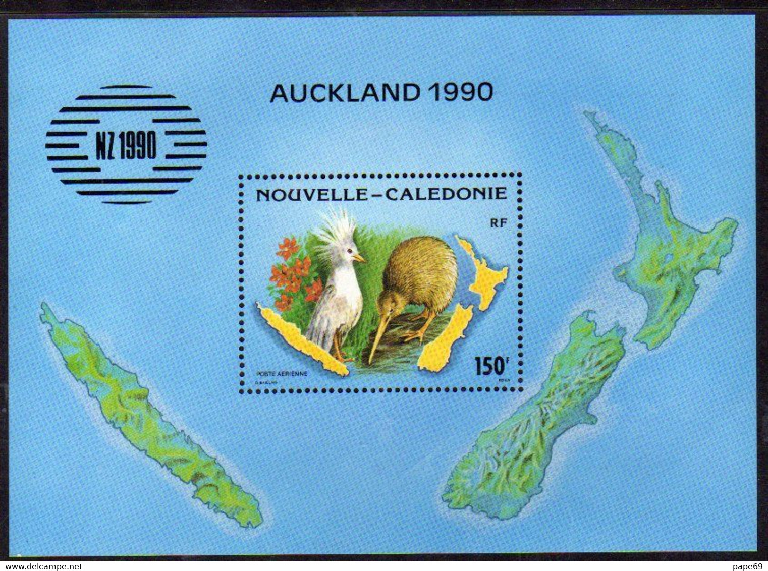 Nouvelle Calédonie B.F.  N° 10 XX "Nouvelle Zélande 1990" Exposition Philatélique Internationale Sans Charnière TB - Blocchi & Foglietti