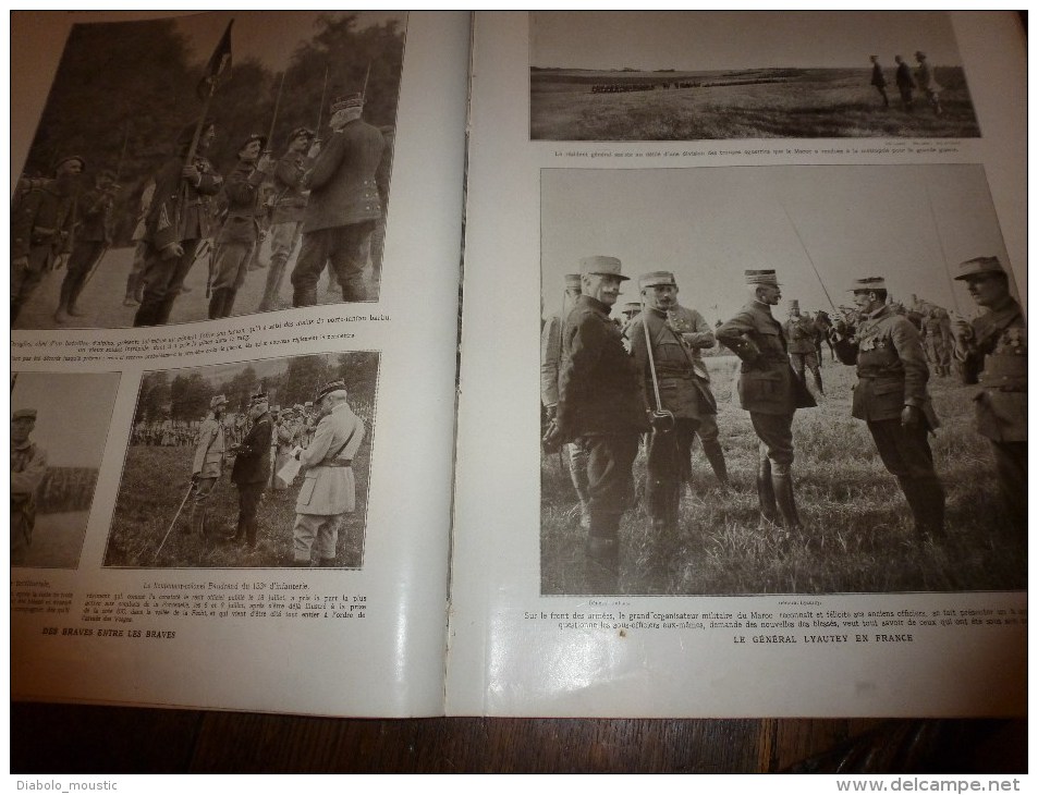 1915 L'Hilsenfirst;Jeux Du Front;Ecole Sous Terre;Bénédiction-avion;Marine DARDANELLES;Chats à Tchanak;Tireur Enchainé - L'Illustration