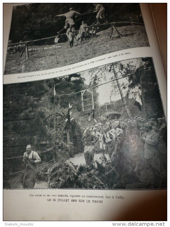 1915 L'Hilsenfirst;Jeux du front;Ecole sous terre;Bénédiction-avion;Marine DARDANELLES;Chats à Tchanak;Tireur enchainé