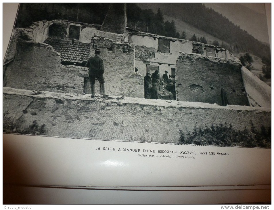 1915 L'Hilsenfirst;Jeux du front;Ecole sous terre;Bénédiction-avion;Marine DARDANELLES;Chats à Tchanak;Tireur enchainé