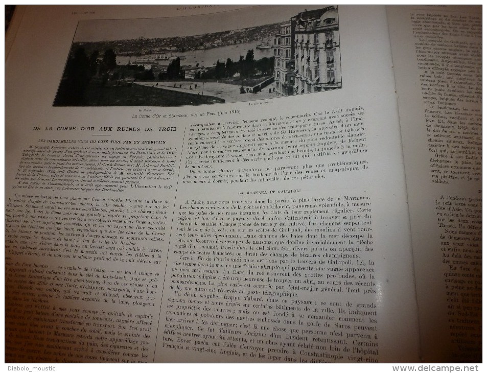 1915 L'Hilsenfirst;Jeux du front;Ecole sous terre;Bénédiction-avion;Marine DARDANELLES;Chats à Tchanak;Tireur enchainé