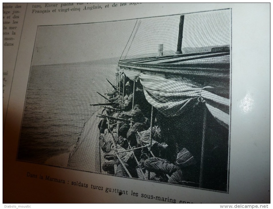 1915 L'Hilsenfirst;Jeux du front;Ecole sous terre;Bénédiction-avion;Marine DARDANELLES;Chats à Tchanak;Tireur enchainé