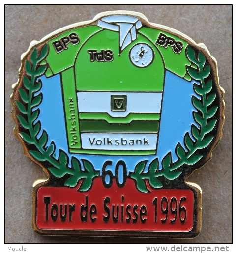 TOUR DE SUISSE VELO 1996 - MAILLOT VERT BPS BFS - LAURIERS - CYCLISME - BIKE - SCHWEIZ - SWISS - SWITZERLAND -       (5) - Wielrennen