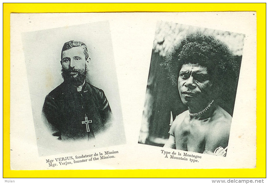 MGR VERJUS FONDATEUR MISSION PAPOUASIE PAPOUA NOUVELLE GUINEE MISSIONNAIRE COEUR SACRE ABBE INDO-CHINE W54 - Papua Nueva Guinea