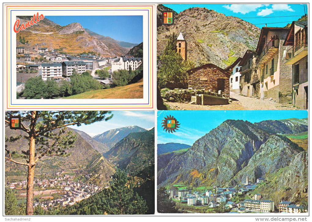 Gf. CANILLO. 4 Cartes - Andorra