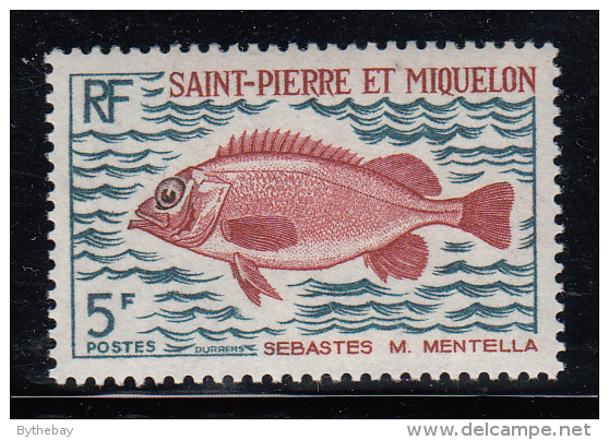 St Pierre Et Miquelon 1972 MNH Sc 421 5fr Sebastes Mentella - Ongebruikt