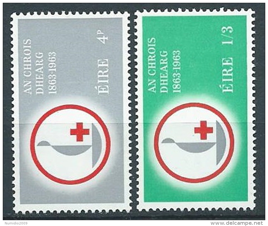 1963 COMMONWEALTH IRLANDA CROCE ROSSA MNH ** - ED - First Aid