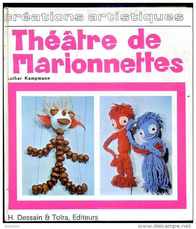 THEATRE DE MARIONNETTES Par Lothar Kampmann CREATION ART 1970 - Marionnettes