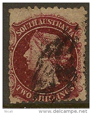 SOUTH AUSTRALIA 1876 2/- QV SG 86 U #JR41 - Used Stamps