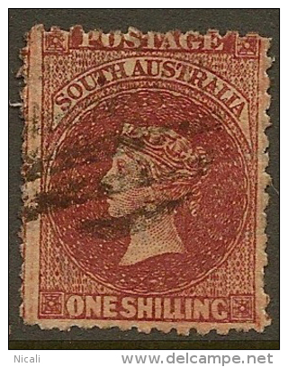 SOUTH AUSTRALIA 1876 1/- QV SG 83 U #JR43 - Oblitérés