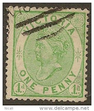 VICTORIA 1882 1d QV SG 208 U #JS14 - Used Stamps