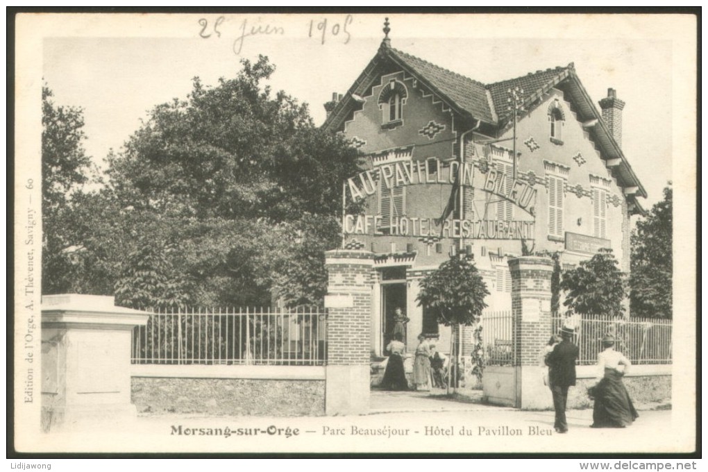 MORSANG SUR ORGE HOTEL OLD POSTCARD - Morsang Sur Orge