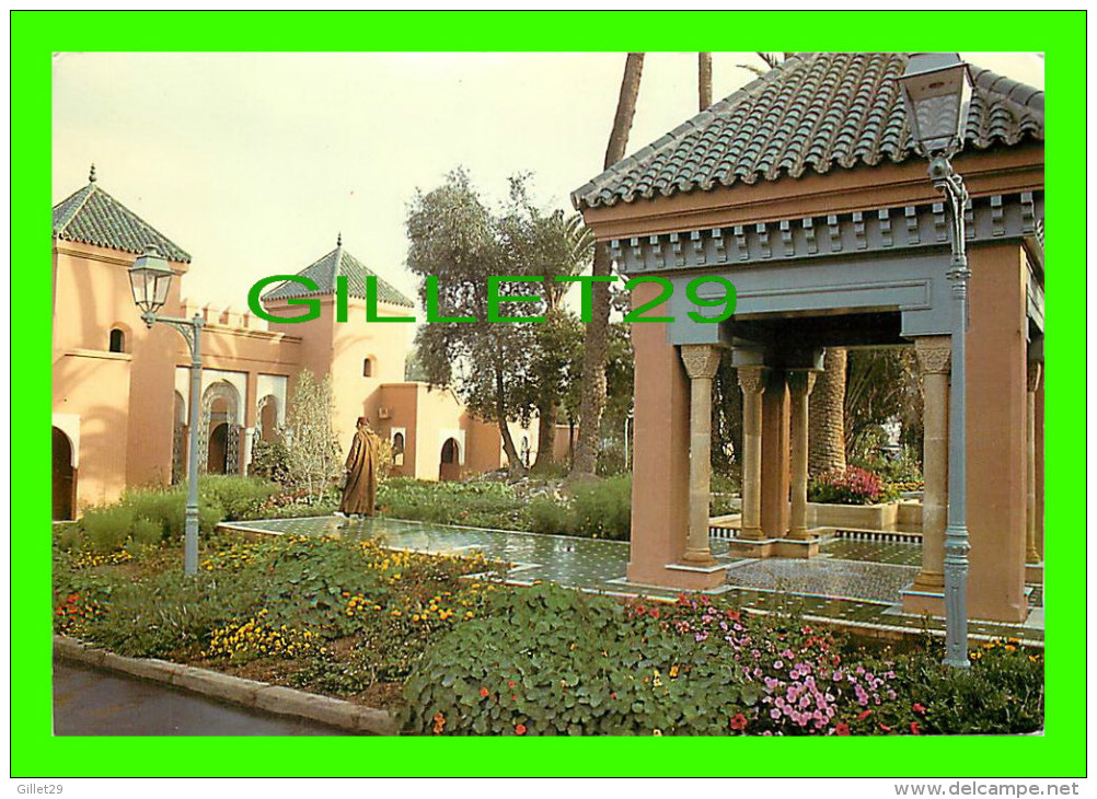 MARRAKECH, MAROC - VUE DE L´ENTRÉE  DE L´HÔTEL LA MAMOUNIA - - Marrakech