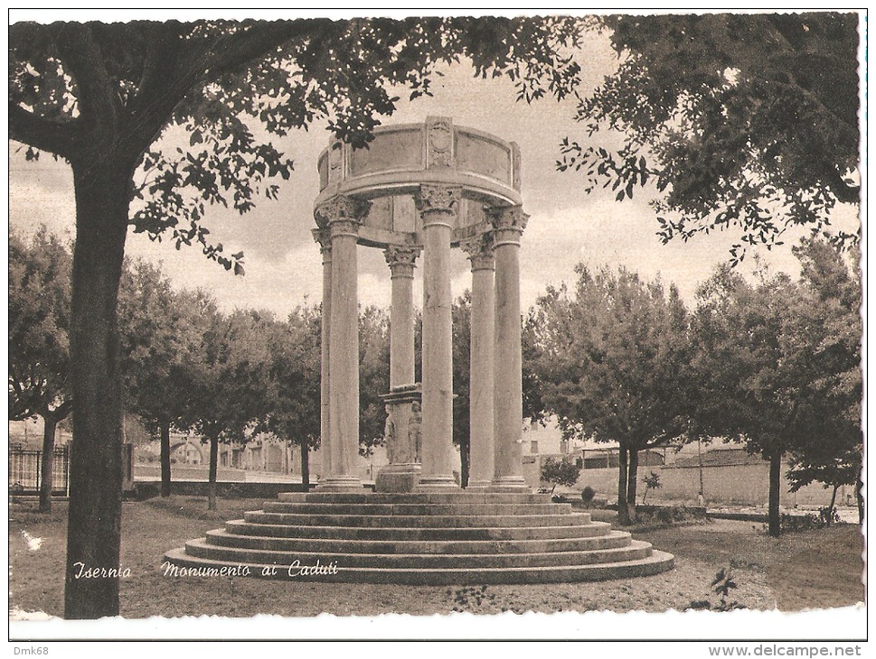 ISERNIA - MONUMENTO AI CADUTI - EDIZIONE SANTORO - 1959 ( 444) - Isernia