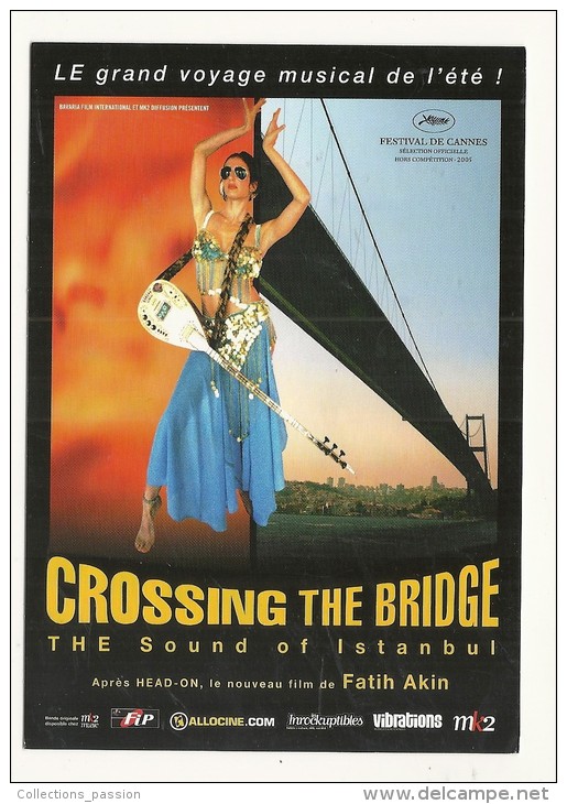 Cp, Affiche Sur Carte, Crossing The Bridge, The Sound Of Istanbul - Affiches Sur Carte