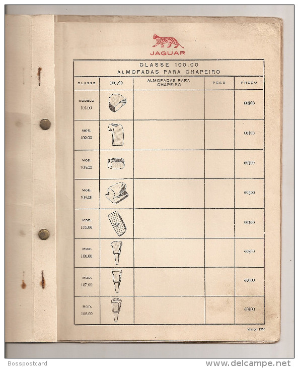 Lisboa - Catálogo Da Fábrica Jaguar (inclui 2 Folhetos). Comercial. Publicidade. - Portugal