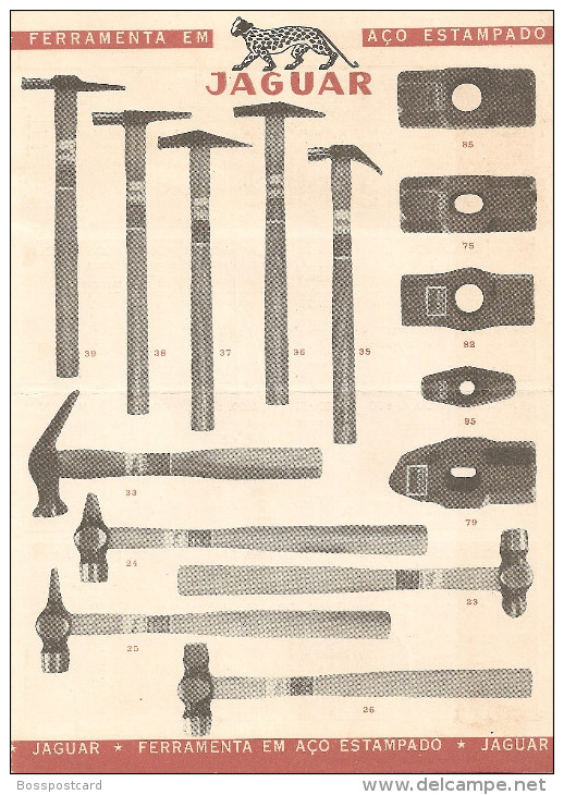 Lisboa - Catálogo da Fábrica Jaguar (inclui 2 folhetos). Comercial. Publicidade.