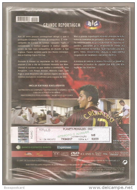 Cristiano Ronaldo - DVD Planeta Ronaldo - Madrid - España - Futebol - Fútbol - Football - Manchester United - England - Sports