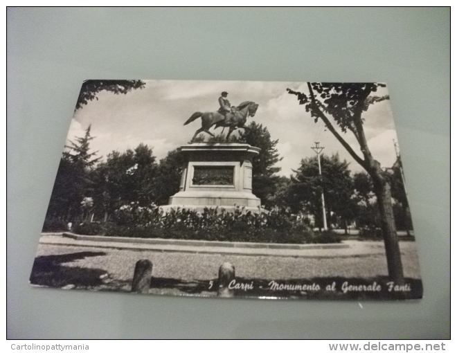 Carpi Monumento Al Generale Fanti - Carpi