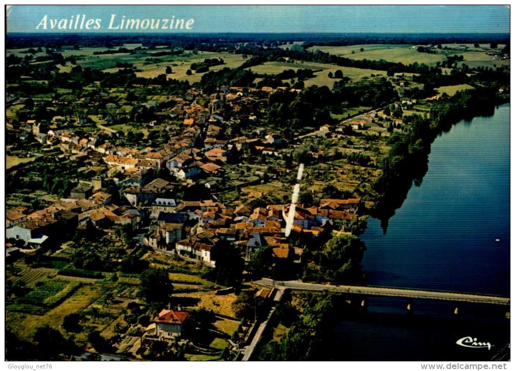 86-AVAILLES-LIMOUZINE...VUE GENERALE AERIENNE. ..CPM - Availles Limouzine