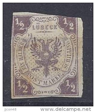 Germany (Lubeck)  1859  (*)  MNG  Mi.1 - Lübeck