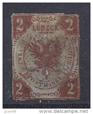 Germany (Lubeck)  1859  (o)  Mi.3 - Luebeck