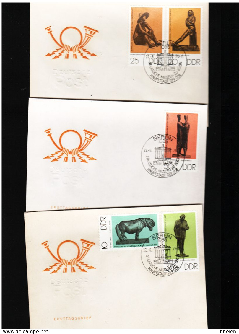 Ddr -germania Est - 1976 Fdc STAATLICHE MUSEEN BERLIN - 1971-1980