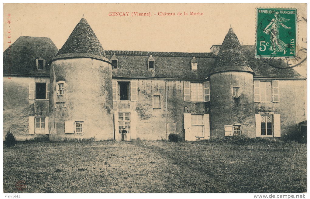 GENCAY - Château De La Motte - Gencay