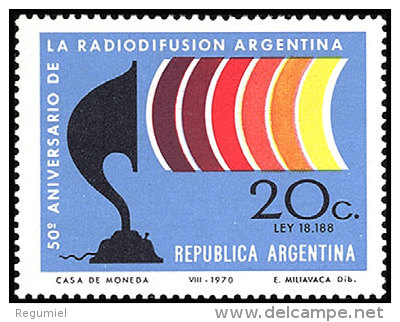 Argentina 0872 ** Foto Estandar. 1970 - Ungebraucht