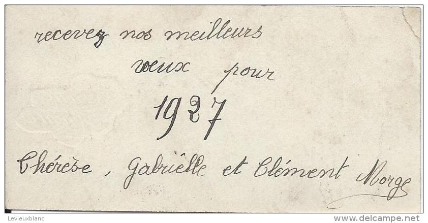 Petite Carte De Voeux/ Circulée/Enfants Faisant De La Luge/ 1927   CVE51 - New Year