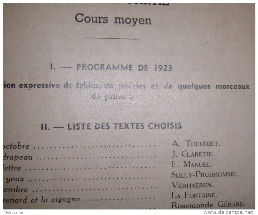 Publicité Pour Le Recueil De Textes De Récitation De Gaston Noé  -  1939 - Autres & Non Classés