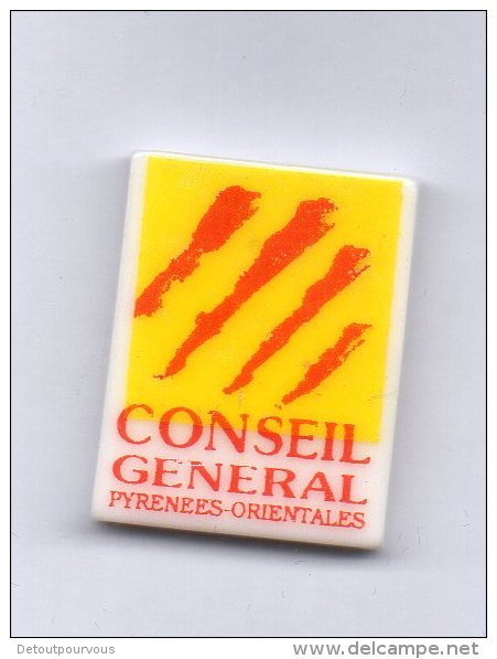 Fève PERSO - Puzzle LES PYRENEES ORIENTALES Département 66 / Conseil Général - Regionen