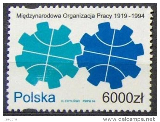 ILO INTERNATIONAL LABOUR ORGANIZATION OIT ORGANISATION INTERNATIONALE DU TRAVAIL  POLOGNE POLEN POLAND 1994  MNH MI 3493 - OIT