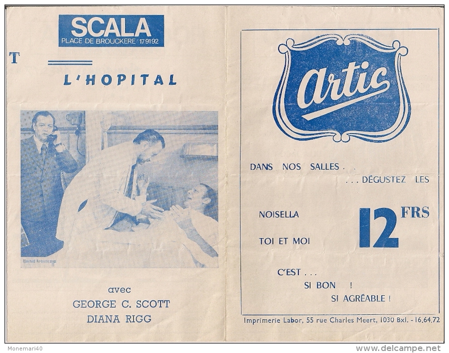 AMBASSADOR, ELDORADO, SCALA Et  VARIETES (Bruxelles) - LES 55 JOURS DE PEKIN (de 1961 à 1972)et Autres. - Publicité Cinématographique